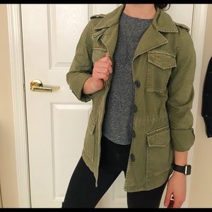 Madewell army green jacket XS